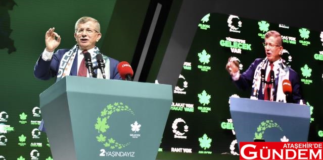 GELECEK PARTİSİ 2 YAŞINDA gelecek partisi ahmet davutoğlu himmet kaya ataşehir'de gündem